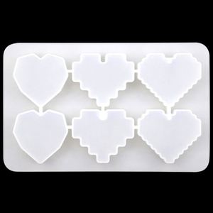 Moule à gâteau en forme de cœur en silicone, moules pour la fabrication de bougies et de savons OEM/ODM - Product Image 3