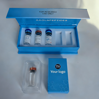 Boîte en carton personnalisée avec logo pour flacon cosmétique de peptide 3 ml