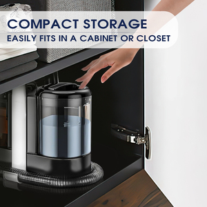 เครื่องทำความสะอาดพรมและเบาะแบบมือถือ ดีไซน์สวยงาม กำลังสูง พกพาสะดวก ทำความสะอาดผ้าอย่างล้ำลึก - Product Image 2