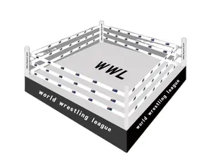 Profession elle benutzer definierte Logo Bühne erhöhten Typ Boxring Wrestling Ringe zum Verkauf