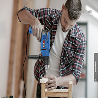 Perceuse à percussion électrique CE GS 13 mm 710 W avec mandrin à clé 1/2 pouce, vitesse variable, OEM, usage industriel/bricolage