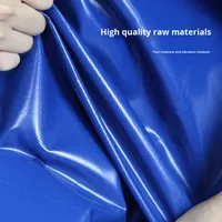 Bâche en toile PVC maillée bleue personnalisée, imperméable, anti-UV, haute durabilité, pour bassin piscicole et élevage de poissons