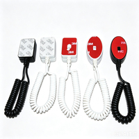 Diebstahlsicheres Feder-Sicherheitskabel Elastischer Drahtseilhalter für Mobiltelefon TV-Fernbedienung Display-Organizer