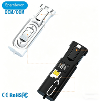 Boîte de rangement pour câble de données Type-C à charge rapide 60W et kit de voyage multifonction avec adaptateur de charge