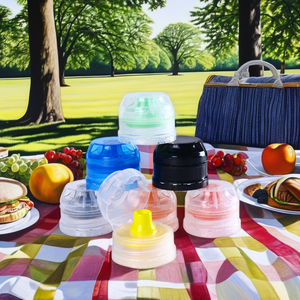 Tùy Chỉnh 38Mm Nhựa Mật Ong Lật Top Cap Cho Chai Nước Và Thể Thao Uống Lọ Lật Top Bơm Nắp - Product Image 2