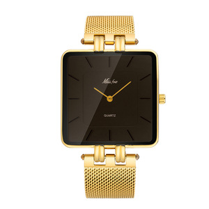 Montre simple pour homme, style minimaliste, tendance, montre-bracelet dorée pour homme, montre pour garçon - Product Image 6