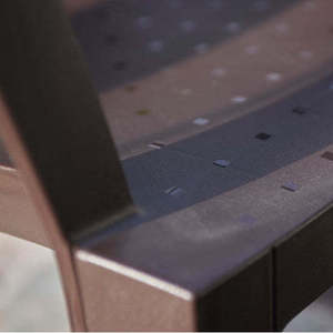 Set di 4 Sedie da Giardino Impilabili in Polipropilene di Alta Qualità con Braccioli, Stile Contemporaneo, per Giardini e Sale da Pranzo - Product Image 6