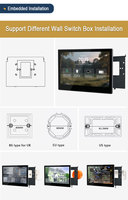 Panneau mural Tuya Lcd RK3566 Linux Android POE Tablet Smart Home Touch Terminal IoT Smart Home Controller avec processus CNC