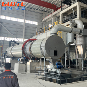 Tốc độ khử nước cao sấy khô hoàn toàn máy sấy trống đơn ngang sấy trống quay được trang bị hệ thống loại bỏ bụi - Product Image 3