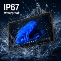 Tablette robuste Windows 11 Pro 10,1 pouces, la plus récente, Intel 8+128 Go, écran tactile capacitif, tablette industrielle, scanner 2D, stylet, POS, vente au détail, IP67