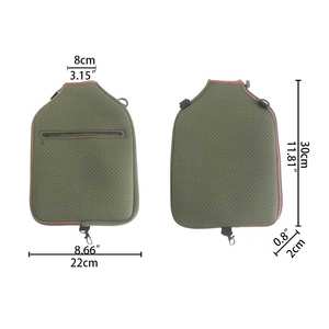 Ensemble de housses de raquette de pickleball en néoprène portable pour le sport, fabriqué en usine, housse de protection durable en nylon, comprend 2 raquettes de tennis de table - Product Image 4