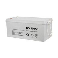 Batterie au plomb-acide GEL Elege 100AH certifiée CE, borne en cuivre, stockage d'énergie solaire pour bateaux et appareils électroménagers