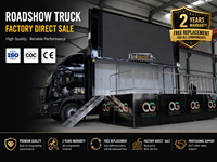 Camion publicitaire mobile Ticktack LED pour événements extérieurs, camion d'affichage mobile pour événements, publicité, projection de films avec scène intégrée
