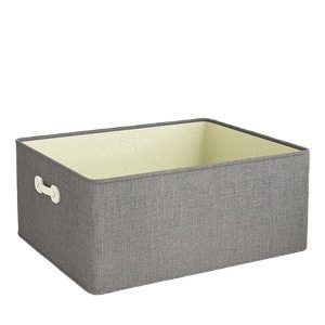 Fabric <b>Drawer</b>-style Storage Box Lid <b>Under</b>-<b>bed</b> Storage Box Multi-size Foldable Organizer Cotton Linen Clothes Modern Simple - Product Image 5