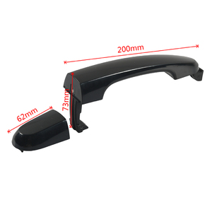 Màu đen bên phải phía sau bên ngoài cửa xử lý cửa xe bên ngoài bên ngoài bên ngoài cửa xử lý tương thích với Kia Sorento 2011 82651-2p000 - Product Image 2