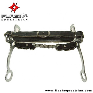 Broca con forma de boca feliz de alta calidad, broca con relleno suave, de acero inoxidable, Hackamore - Product Image 6