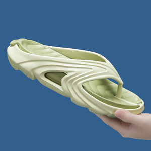 Chanclas de Verano para Hombre, con Punta Abierta, de Dos Tonos, Resistentes al Desgaste, con Suela Gruesa Antideslizante, para Playa y Exteriores - Product Image 1