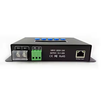 Contrôleur de lumière Pixel Ethernet-SPI/DMX BC-204 BC-216 DC5V-24V Artnet Water Running Strip Support Series Driving IC Controller