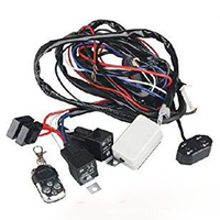 Bande lumineuse LED jaune et blanche, bicolore, à double faisceau (phares de croisement et de route), à installation supérieure pour modification automobile