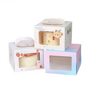 Scatola per Mini Torte Ecologica e Riciclabile, Personalizzabile con Dimensioni e Logo, in Cartone Ondulato con Laminazione Opaca e Goffratura - Product Image 4