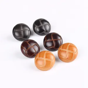 wholesale Antique tortoise pearl mushroom shape shank button brown plastic wind Coat buttons