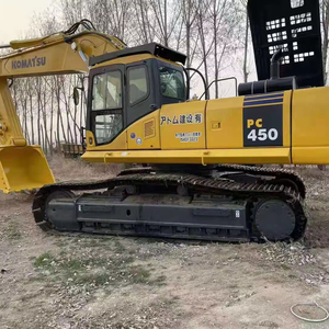 Excavatrice sur chenilles hydraulique d'occasion Komatsu PC450-8 de 45 tonnes, PC450, 450-7, machine de terrassement d'occasion - Product Image 1