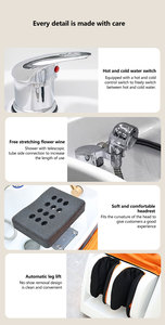 เครื่องนวดไฟฟ้าสำหรับล้างเส้นผมอุปกรณ์สปานวดหัวเตียงสำหรับผ่อนคลายแขนขาดีไซน์ใหม่ - Product Image 6