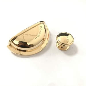 <strong>Cabinet</strong> Fittings Kitchen Door Zinc Alloy Brass Golden 3inch <strong>Shell</strong> <strong>Handle</strong> <strong>Pull</strong> - Product Image 5