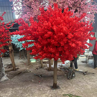 Pohon Sakura Simulasi Skala Besar, Pohon Harapan, Dekorasi Lanskap, Pohon Buatan, Pohon Sakura Fiber Glass