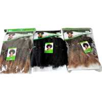 Extensions de fausses locks afro bouclées de 14 pouces, en vrac, à trame unique, pré-étirées, cheveux à tresser Yaki, torsades légères Spring Twist