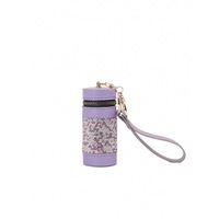 Nouveau style de luxe léger pour influenceurs, porte-clés pendentif pour femme en PU haut de gamme, incrusté de diamants, avec pochette à monnaie portable et pochette rouge
