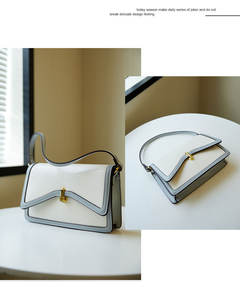 Bolsos cruzados de moda para mujer, bolsos de lujo para mujer, bolso de mano de cuero Pu para mujer, bolsos de hombro de alta calidad - Product Image 3