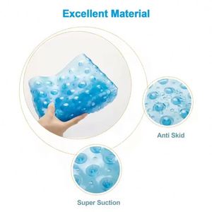 Tapis de Douche Moderne Antidérapant en PVC Imperméable avec Ventouses pour Massage, Tapis de Bain pour Salle de Bain, Maison et Hôtel - Product Image 2