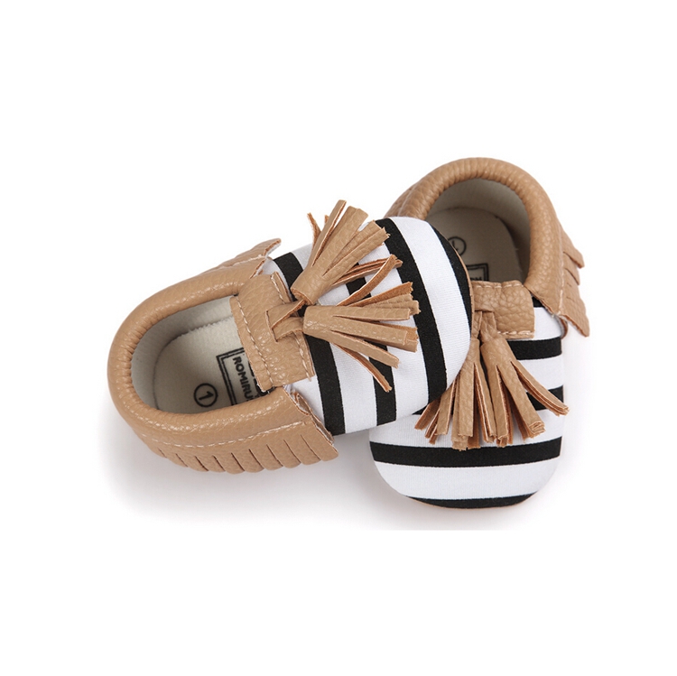 Оптовая продажа, удобная детская обувь для первых шагов, Цветные Милые Детские Кожаные Мокасины