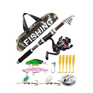 Excellent Prix <span class=keywords><strong>Débutant</strong></span> <span class=keywords><strong>Mer</strong></span> Canne À Pêche Ensemble Longue Coulée Moulinet Appât Sac Carpe <span class=keywords><strong>Mer</strong></span> Canne Équipement <span class=keywords><strong>De</strong></span> Pêche Combinaison - Product Image 1