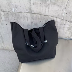 Sinh Thái Thân Thiện Với Dày Vải Mạnh Mẽ Cá Nhân Bông Quà Tặng Mua Sắm Biểu Tượng Tùy Chỉnh Nặng Athleisure Vải Tote Túi - Product Image 5