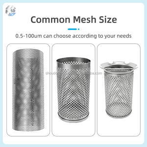 ท่อกรองสแตนเลสแบบเชื่อม ขัดเงา รูพรุน สำหรับระบบท่อไอเสีย ทำจากสแตนเลส 304/316 ความบริสุทธิ์ 99% - Product Image 3