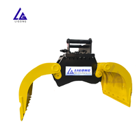 Grappin de tri non rotatif pour excavatrice, livraison rapide, conforme CE, prêt à être expédié, hydraulique, robuste, pour le tri des déchets C&D