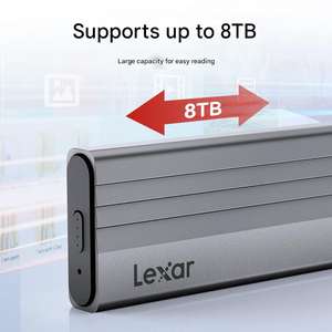Lexar E300 USB 3.<span class=keywords><strong>2</strong></span> Gen <span class=keywords><strong>2</strong></span> 10Gbps Liga de Alumínio NVMe M.<span class=keywords><strong>2</strong></span> SSD Caso Gabinete HDD Externo Suporta 4TB de Protocolo Duplo SSD Disk Box - Product Image 4