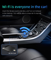 R811 Smart AI Box Carplay avec 4Gb + 64Gb LTE GPS sans fil Carplay & Android 13 Auto Adaptateur Plug & Play Multimédia Car Streaming Box