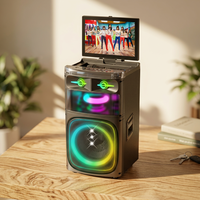 Unidad de Altavoz RMS Power de 50 W, Woofer de 12 Pulgadas + Tweeter, Amplificador Digital y Procesador Android 11, Listo para Fiestas, LED RGB