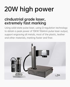 Macchina per Incisione Laser a Fibra FSHlaser 20W 30W 50W Nuova Raycus/JPT/<span class=keywords><strong>MAX</strong></span> ad Alta Velocità Galvo per Marcatura su Metallo MDF Pelle Carta da Banco - Product Image 4