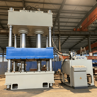 Presse hydraulique à quatre colonnes et trois poutres personnalisée par le fabricant, 100-1200 tonnes, système servo, pompe PLC, moteur à roulement, haute précision