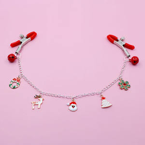 Ensemble cadeau de Noël BDSM de haute qualité pour femmes, pinces à tétons <span class=keywords><strong>en</strong></span> forme de cœur, petite taille, clips de poitrine BDSM pour le flirt féminin - Product Image 6