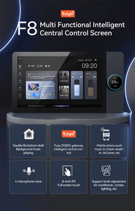 Tuya F8 Smart Home Central Control Screen Built-in Zigbee Gateway Dual 86 Box Design Background Music &amp; Knob Control - Product Image 3