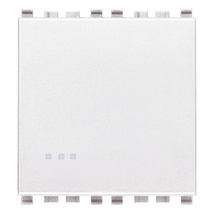 สวิตช์ผนังสีขาว 1P 20AX 2M สูง 5.3 ซม. พร้อมไฟแสดงสถานะ - Product Image 1