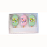 IMEE 26mm de profondeur Mini boîte à gâteaux avec couvercle transparent Insert blanc 165x115x26 3 pièces