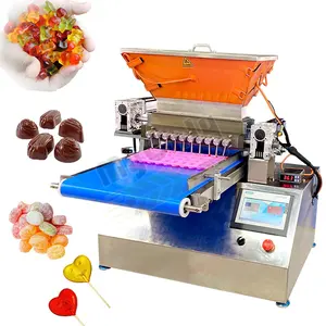 Table Top Industrial Universal Hard Sugar Shape Candy Depositor Automated Gummy Bear Make Machine