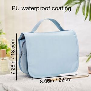 Custom Foldable <b>Hanging</b> Toiletry <b>Bag</b> Waterproof Travel Cosmetic Organizer <b>Bag</b> with Multiple Compartments - Product Image 6