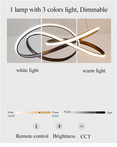 Europe du Nord Moderne Dimmable Simple Anneau Forme <span class=keywords><strong>Lustre</strong></span> Éclairage À La Maison Café couleur Led <span class=keywords><strong>Lustre</strong></span> <span class=keywords><strong>Lustre</strong></span> Décoratif - Product Image 5